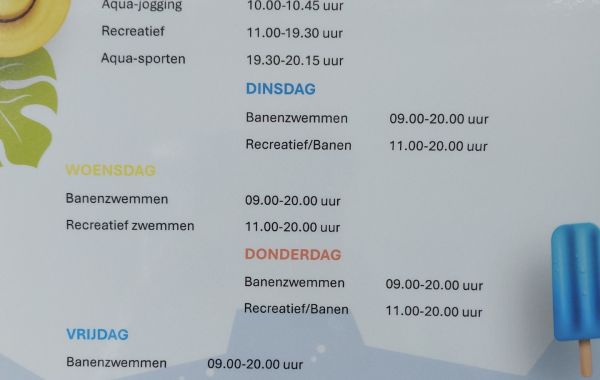 Openingstijden Hasselt Zomervakantie